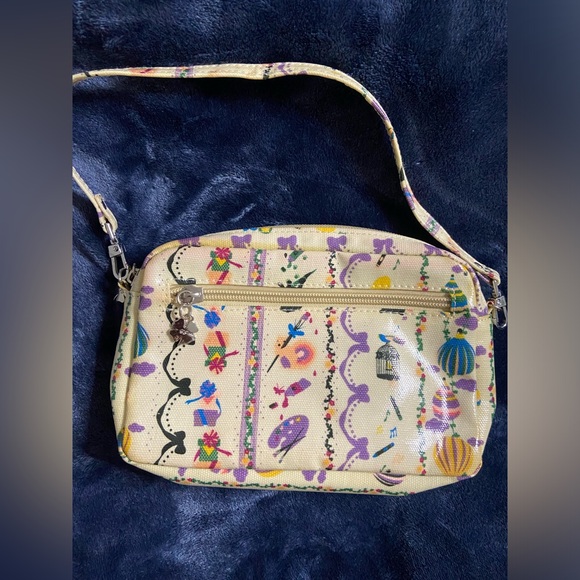 CANDY FLOWERS Novelty Print PVC Convertible Handbag - Picture 9 of 9